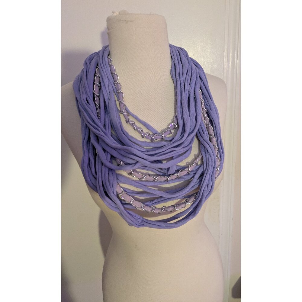 SAAKO Lavender Scarf-Lace NWT